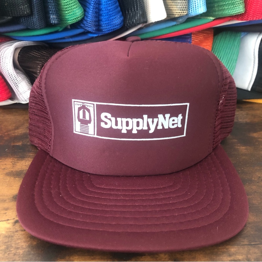 Vintage 80s Streetwear Supplynet Company Trucker Hat